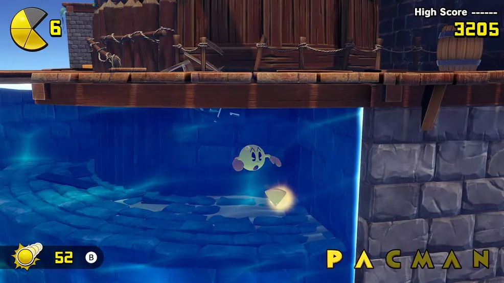 PAC-MAN WORLD → Re-PAC|1999年『PAC-MAN WORLD』|ゲーム画面例(比較組 1)