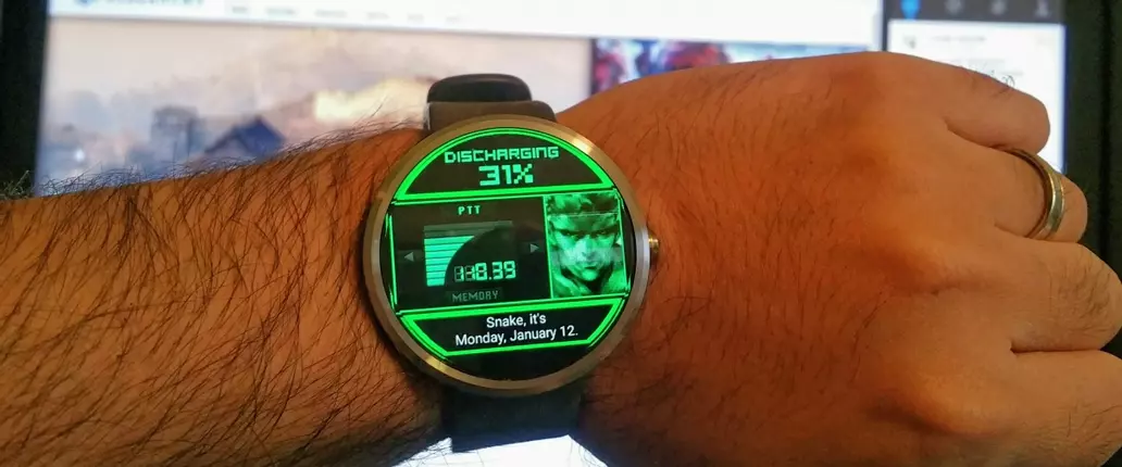 Metal gear solid smartwatch Clearance