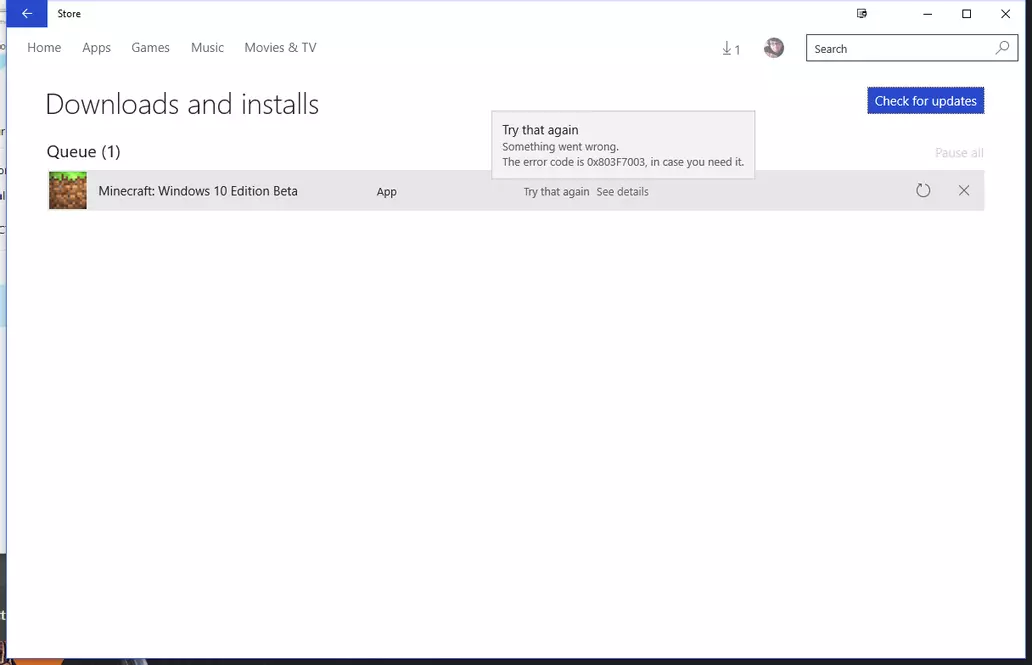 How To Fix The Windows Store Download Issue Error Message 0x803f7003 Shacknews How To Fix The Windows Store Download Issue Error Message 0x803f7003 Shacknews