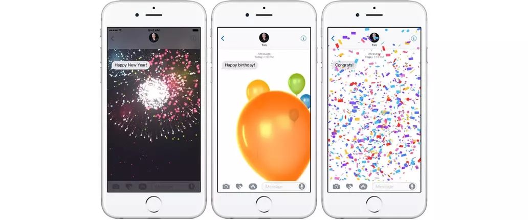 How To Send Fireworks Screen Effect on iPhone