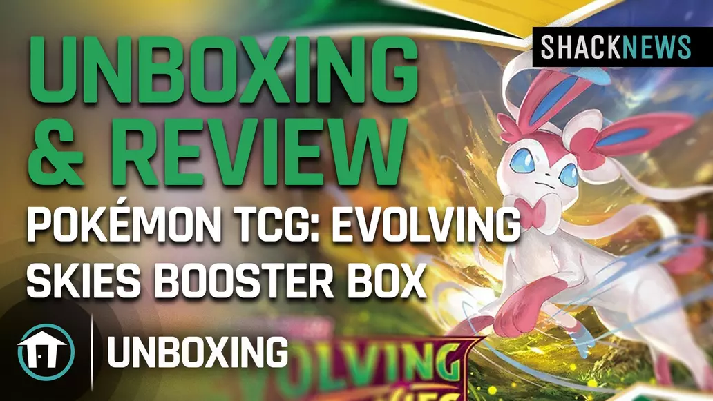 Unboxing & review: Pokemon TCG: Evolving Skies Booster Box | Shacknews Unboxing & review: Pokemon TCG: Evolving Skies Booster Box | Shacknews