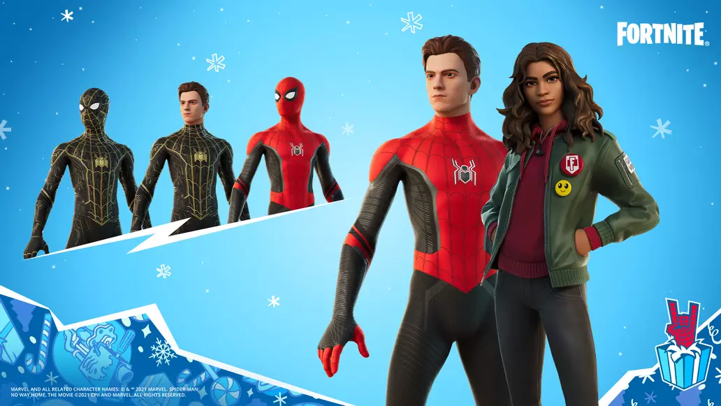 MCU Spider-Man and MJ come to Fortnite today