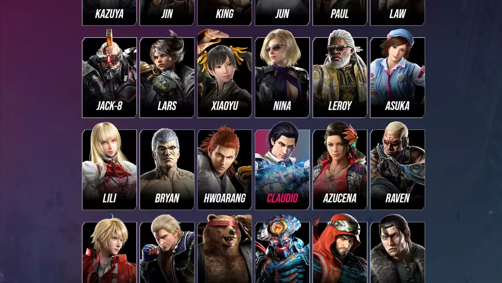 Tekken 8 full character roster