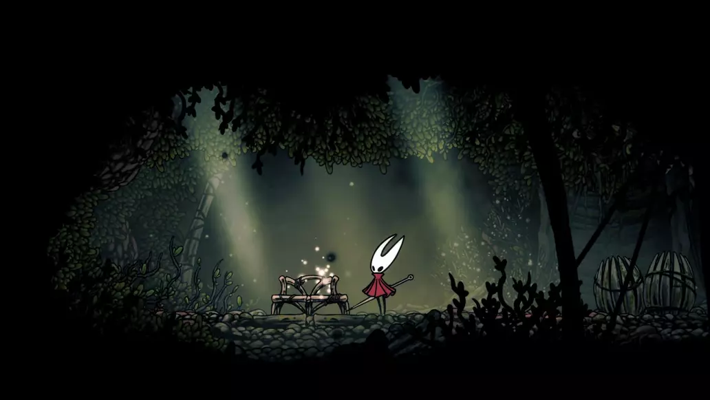 Hunters March Bench How to use the bench in the Hunter's March in Hollow Knight: Silksong ...