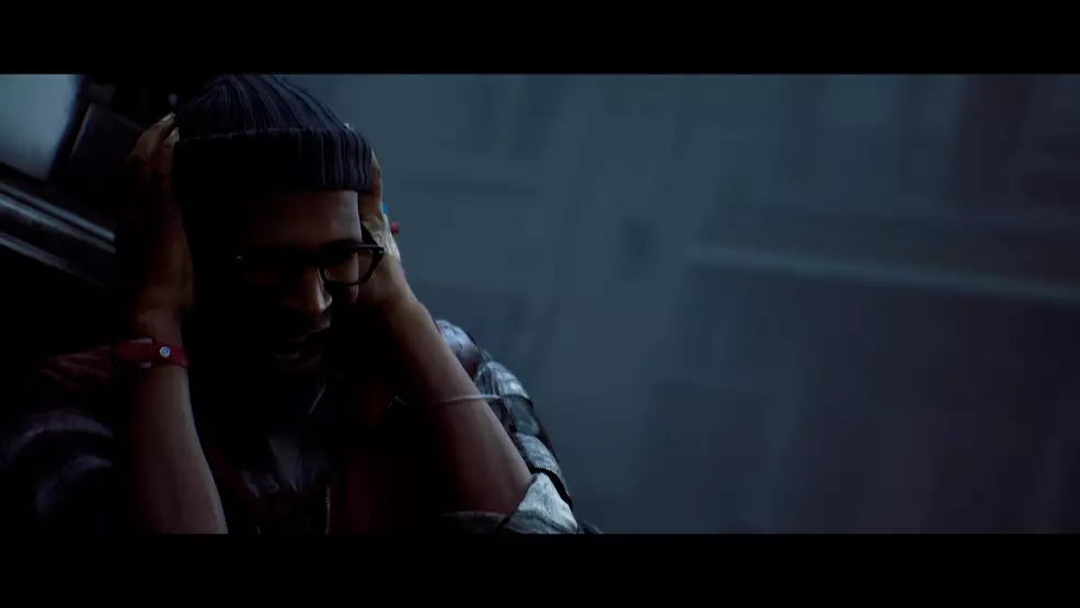 Simon, covering his ears and wincing in pain.