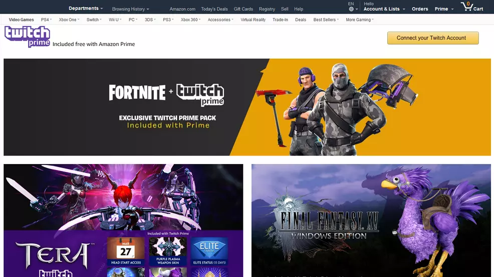 Amazon Twitch Prime how to sign up