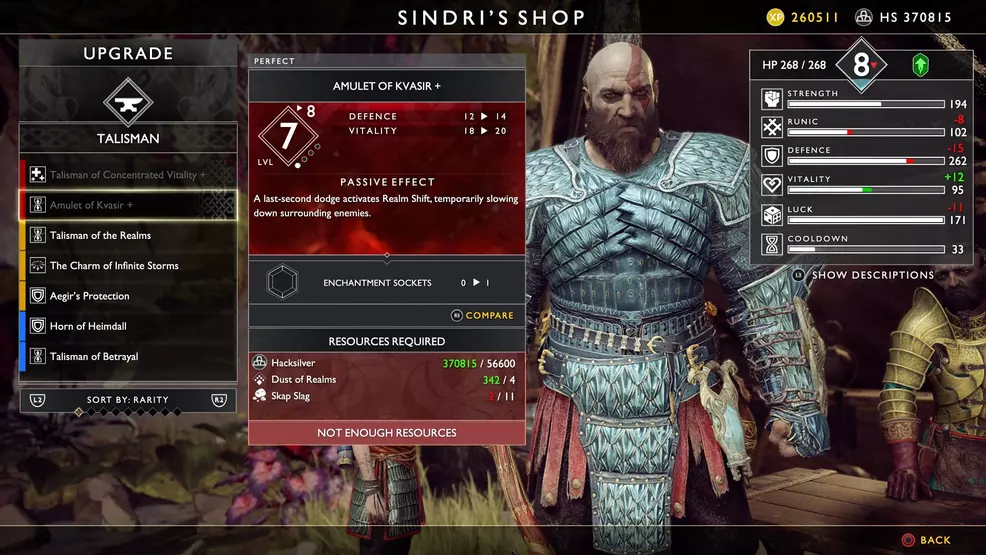 God of War Ragnarok: All Enchantments Locations and Upgrades