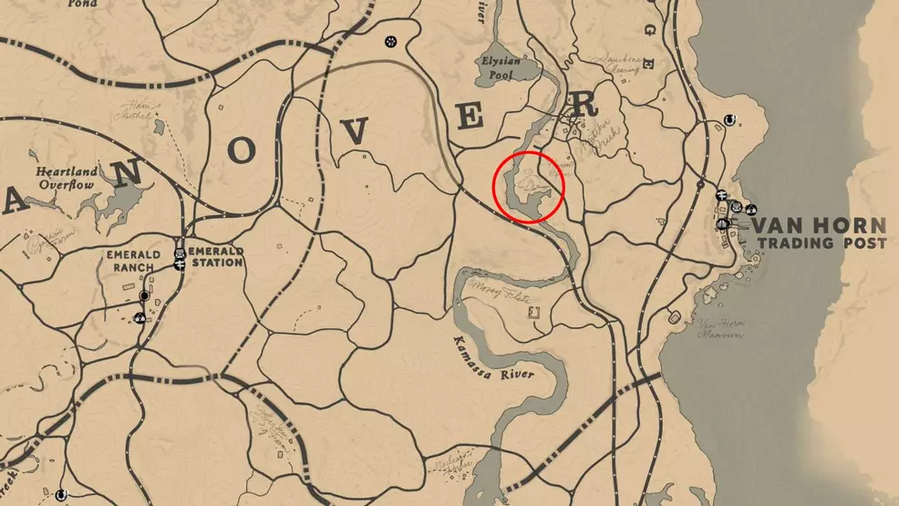 Location of the Legendary Beaver