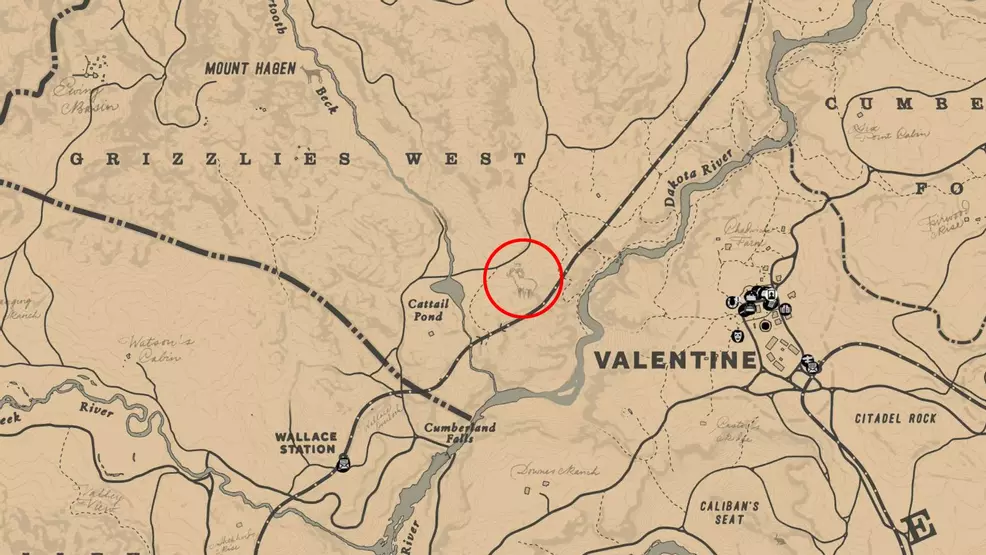Location of the Legendary Big Horn Ram
