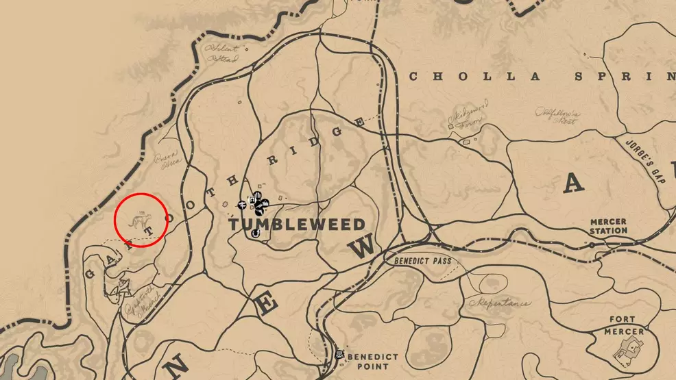 Location of the Legendary Cougar