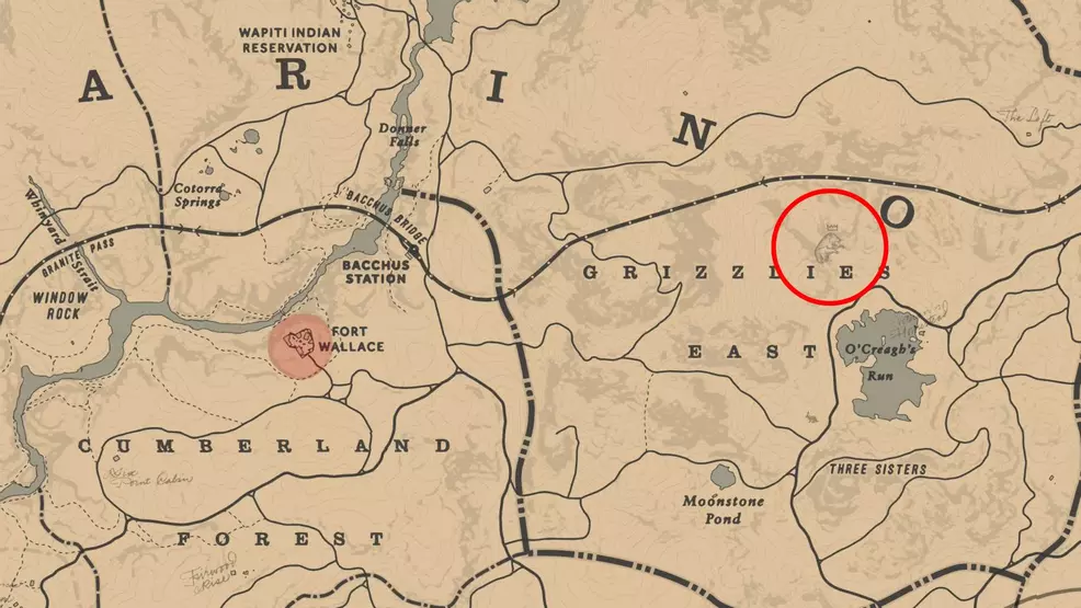 Location of the Legendary Grizzly Bear