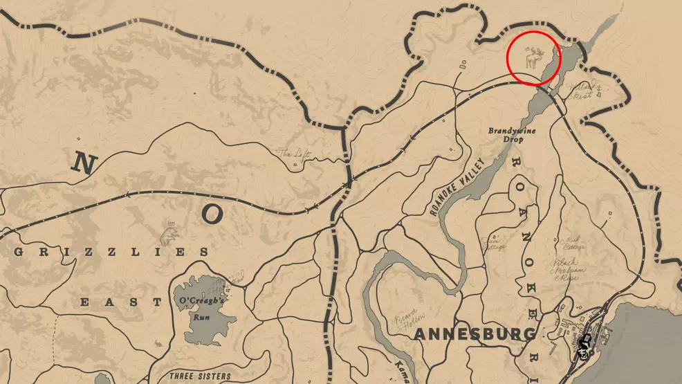 Location of the Legendary Moose