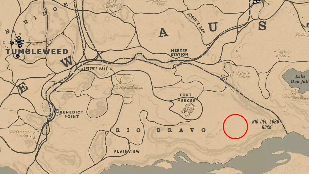 Location of the Legendary Pronghorn