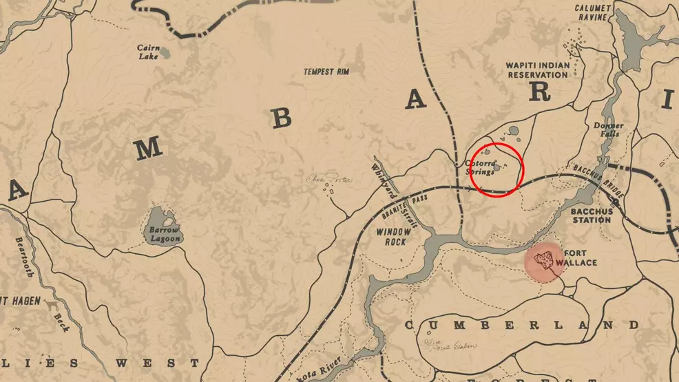Location of the Legendary Wolf