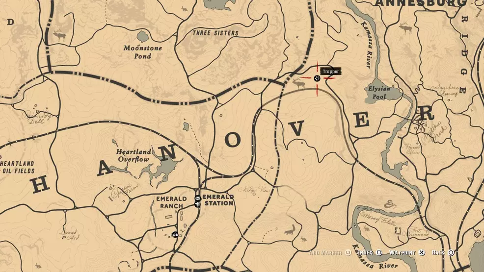 Trapper locations in Red Dead Redemption 2 | Shacknews