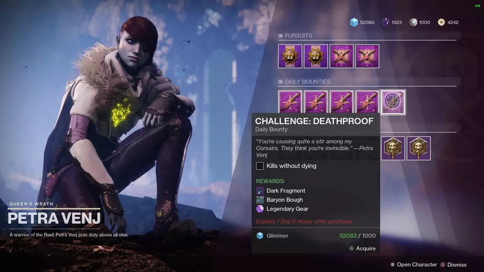 Challenge Deathproof Destiny 2