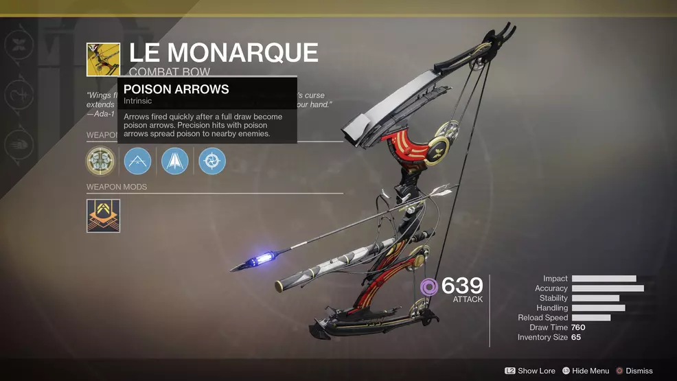 How to Get Le Monarque in Destiny 2