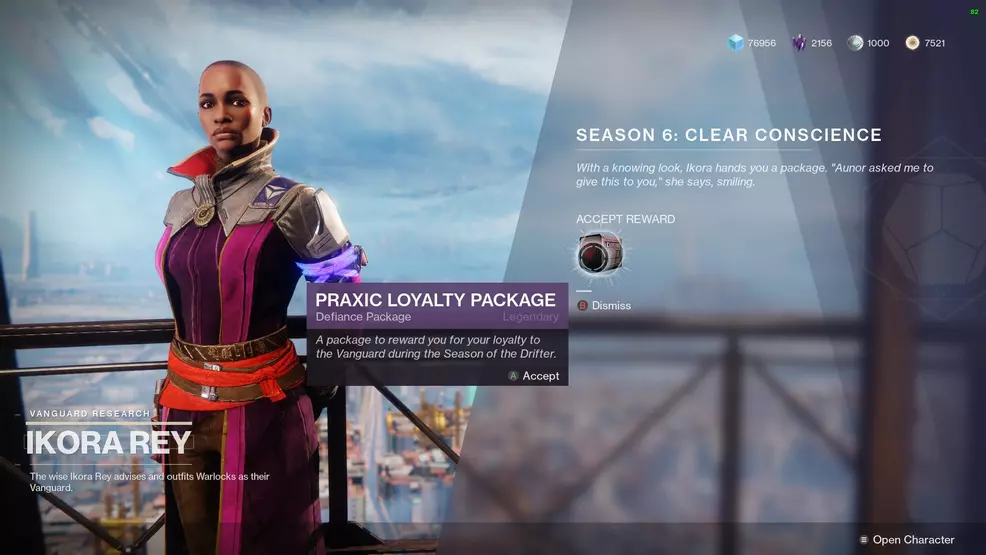 Destiny 2 Allegiance Vanguard Praxic Loyalty Package