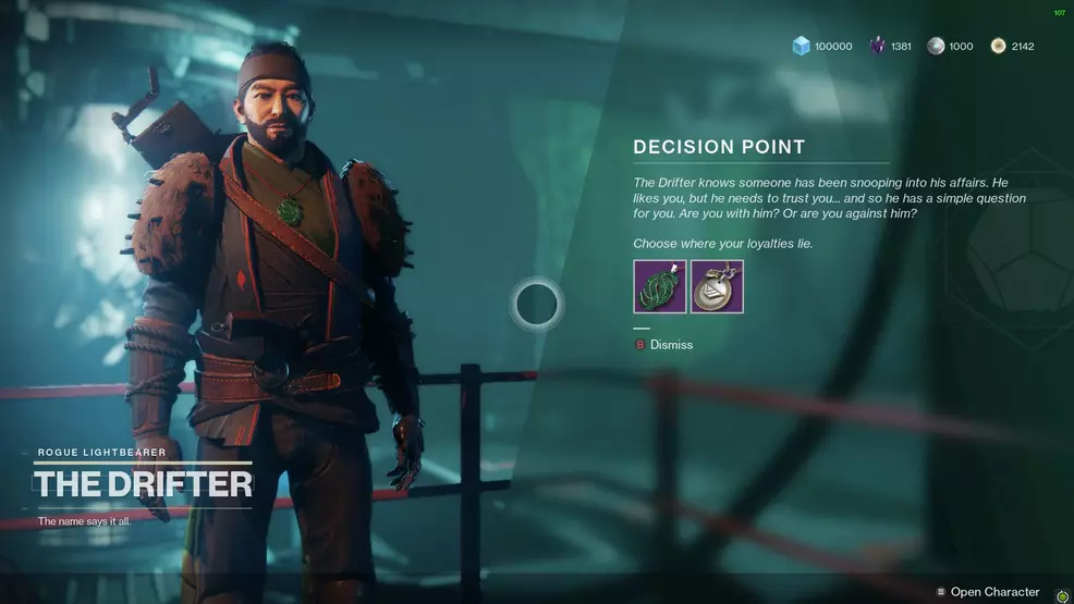 Destiny 2 Who to pick Vanguard or Drifter