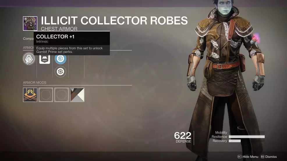 Destiny 2 Gambit Prime armor preview