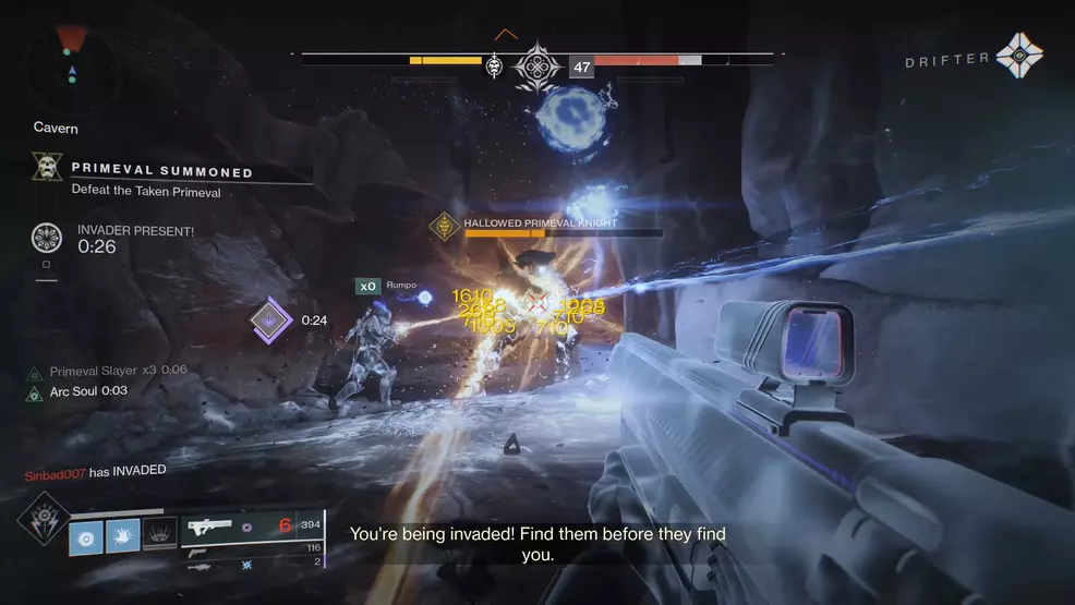 Kill primeval in Gambit Prime with primeval slayer buff - Destiny 2