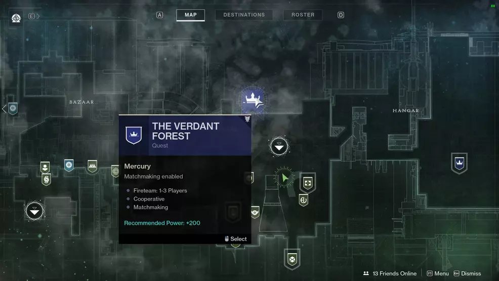 Verdant Forest location Destiny 2