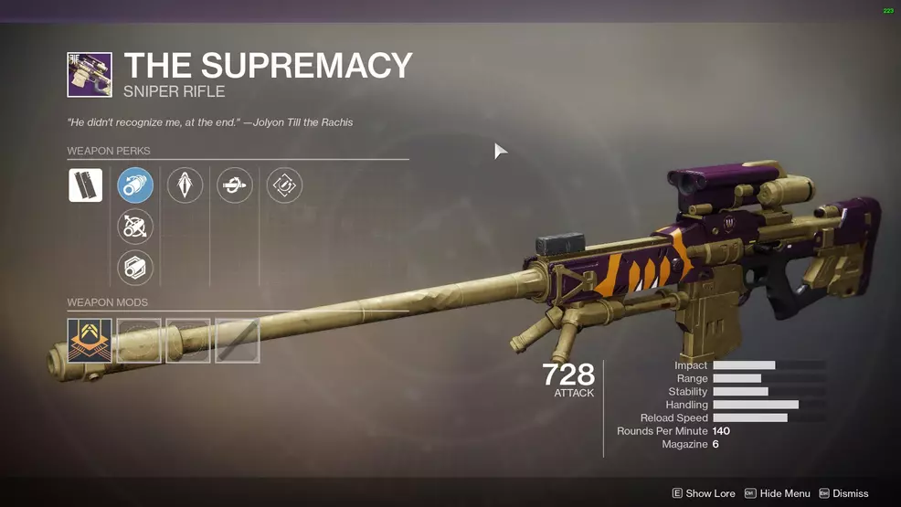 Destiny 2 sniper rifles