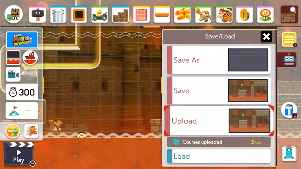 How to upload levels in Super Mario Maker 2 Course Maker