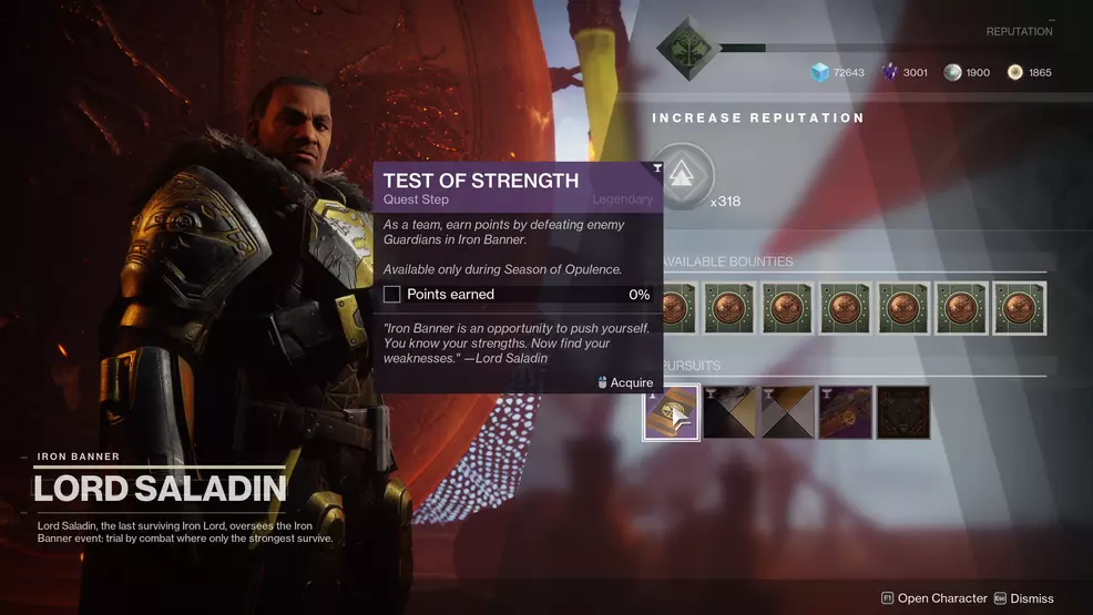 Test of Strength Quest Step Destiny 2