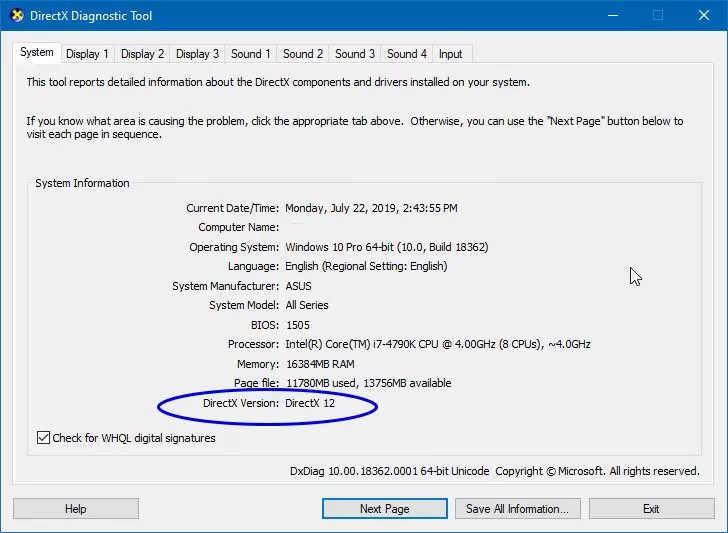 How To Check Direct X Version: 9 Steps (With Pictures) - Wikihow