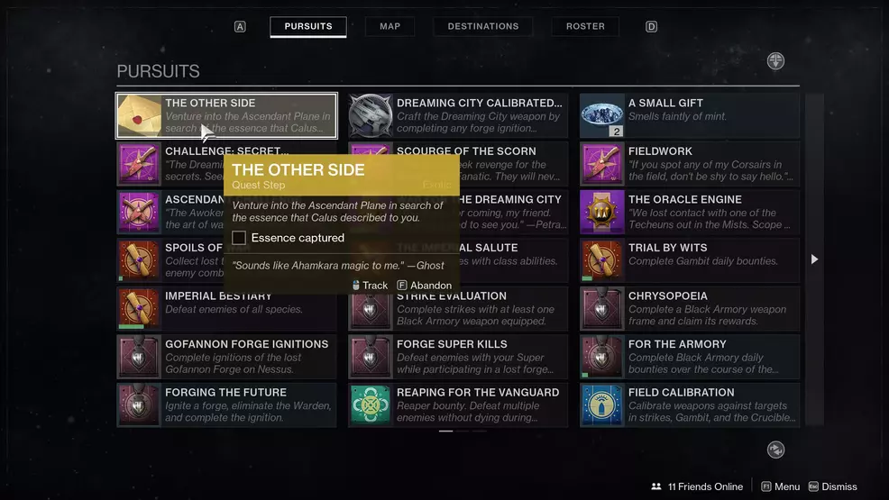 The Other Side Mission Destiny 2