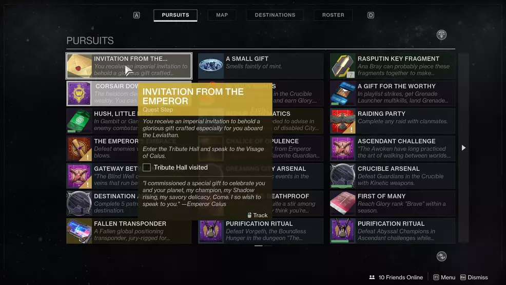 Tribute Hall Destiny 2