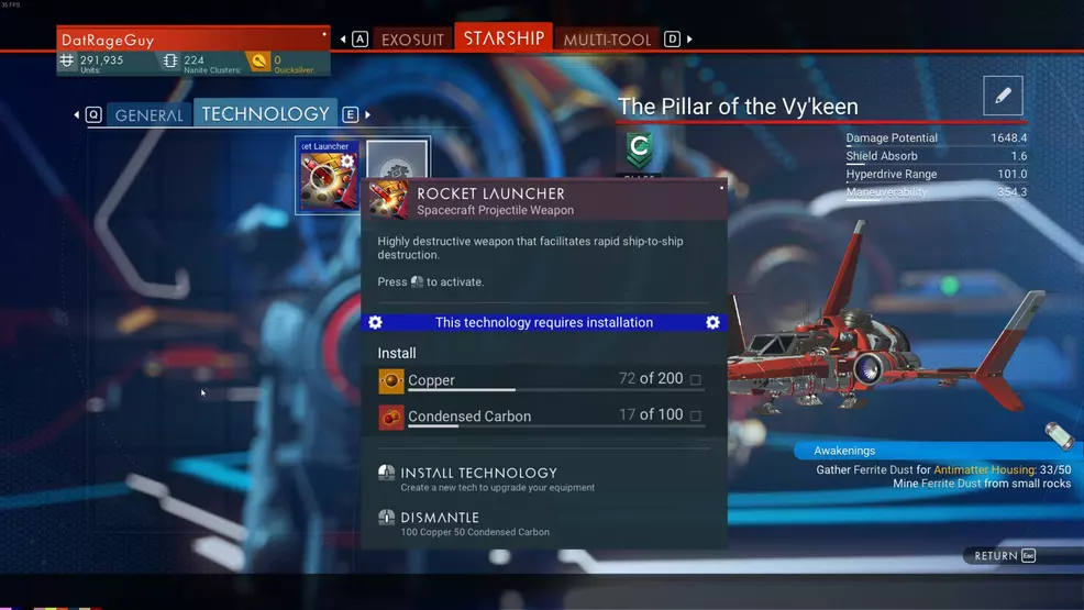Install new Technology Modules in your ship