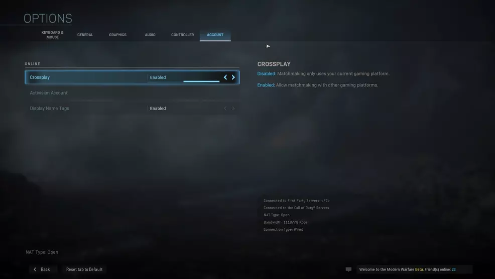 How to toggle crossplay in Call of Duty: Modern Warfare | Shacknews