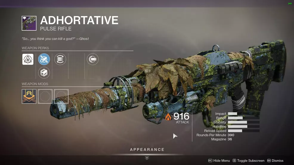 Destiny 2 Adhortative