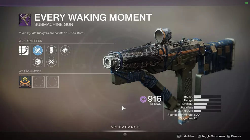 Destiny 2 Every Waking Moment