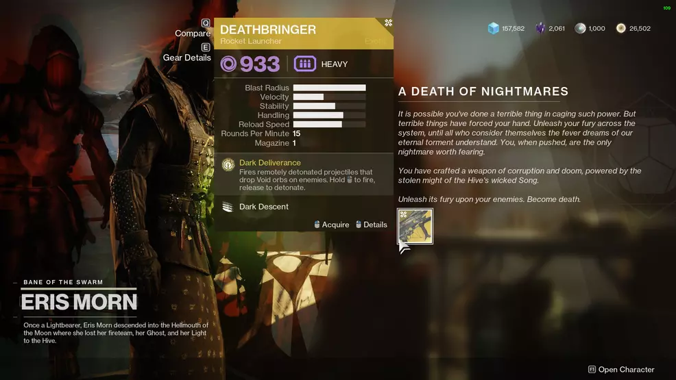 Destiny 2 A Death of Nightmares