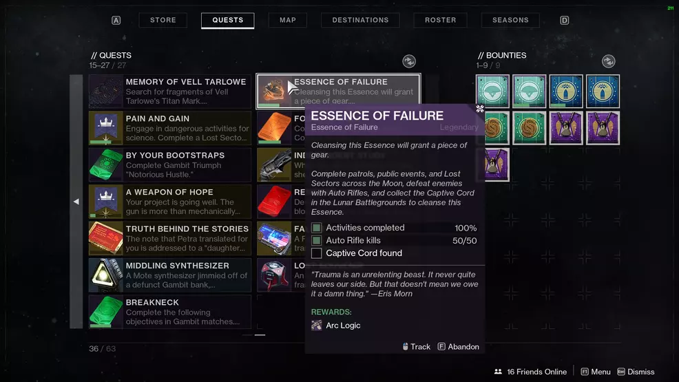 Destiny 2 how to use lectern