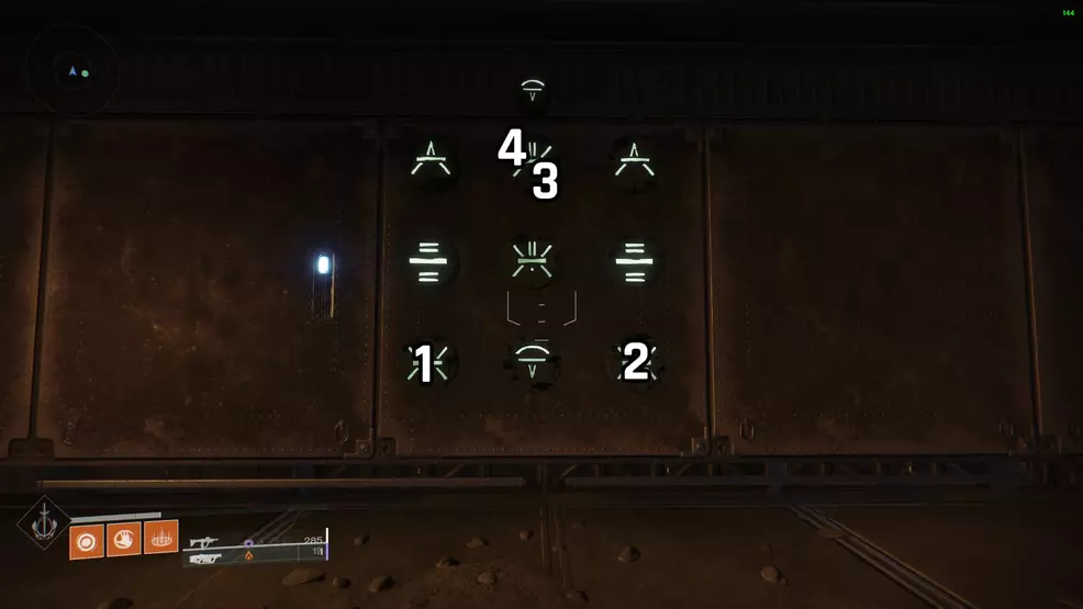 Destiny 2 Lost Sector puzzle K1 Communion