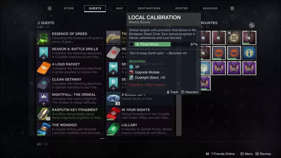 Upgrade Modules Destiny 2