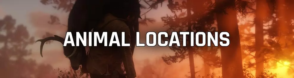 Red Dead Redemption 2 animal locations guides