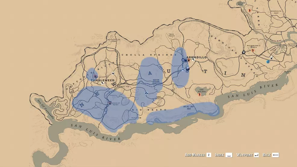 Iguana locations in Red Dead Redemption 2 | Shacknews