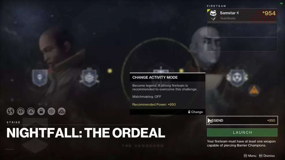 destiny 2 nightfall the ordeal buzzard