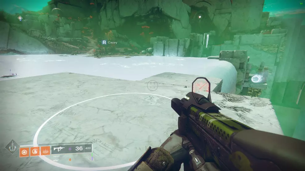 Destiny 2 Completing an Impossible Task transponder The Cistern