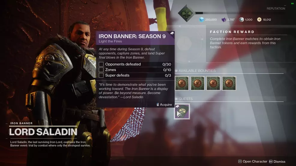 iron banner season 9 quest destiny 2