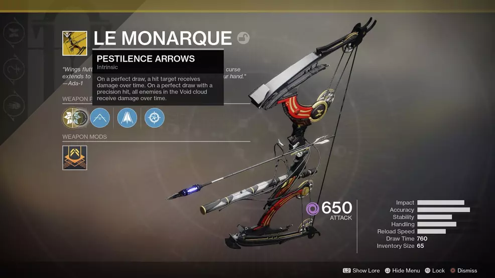 Destiny 2 Le Monarque