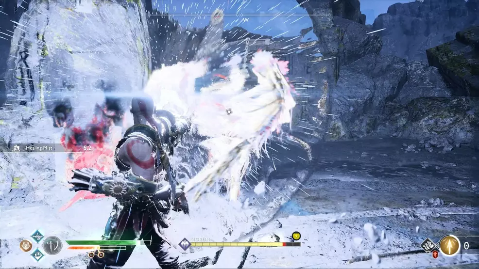 god of war valkyrie queen sigrun hel's touch