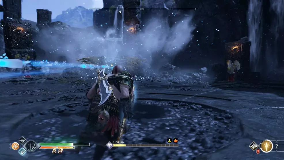 god of war valkyrie queen sigrun ice blast