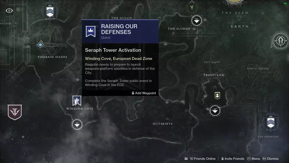 Destiny 2 Seraph Tower Activation