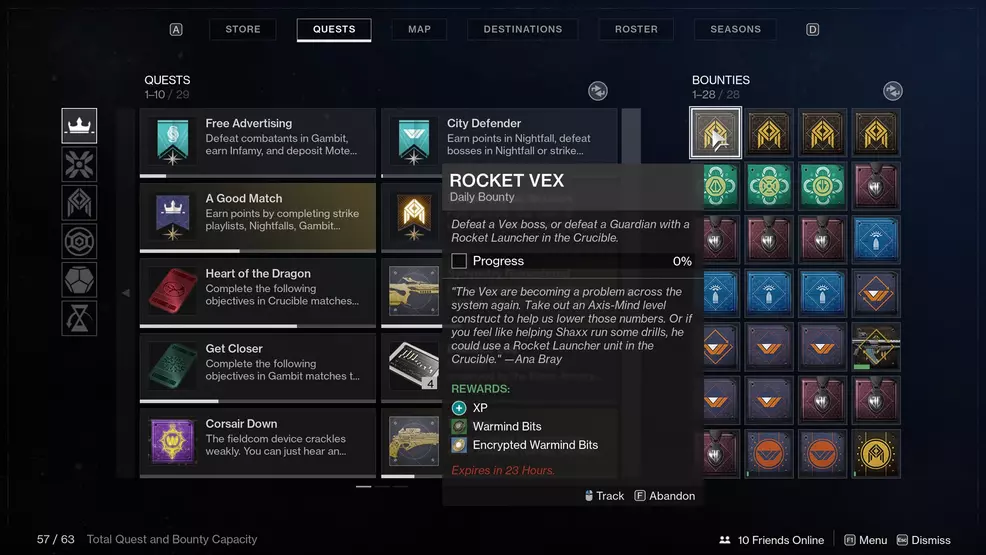 Rocket Vex Destiny 2